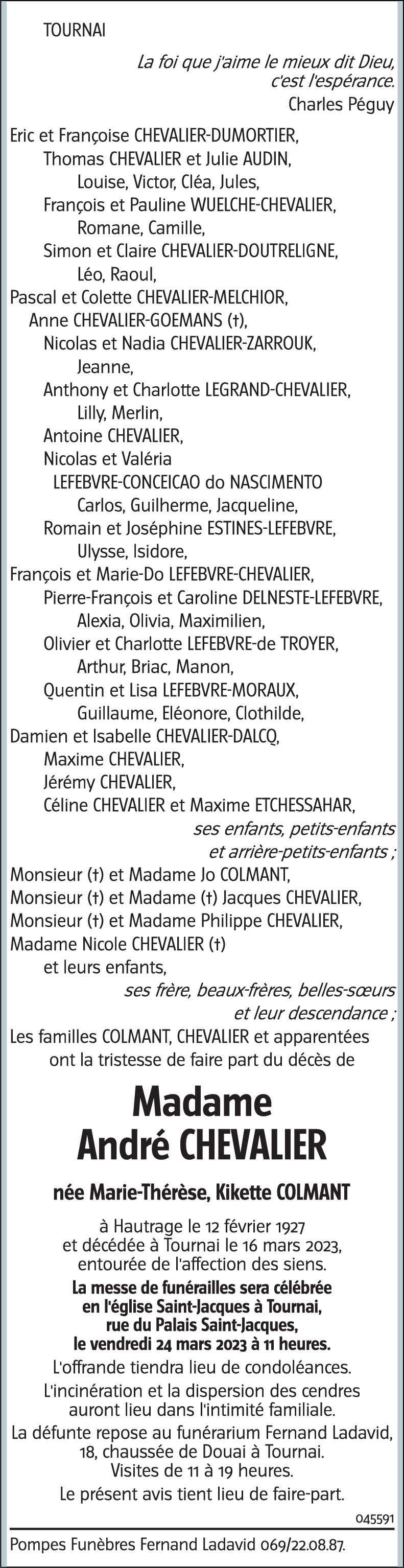 Marie-Thérèse COLMANT