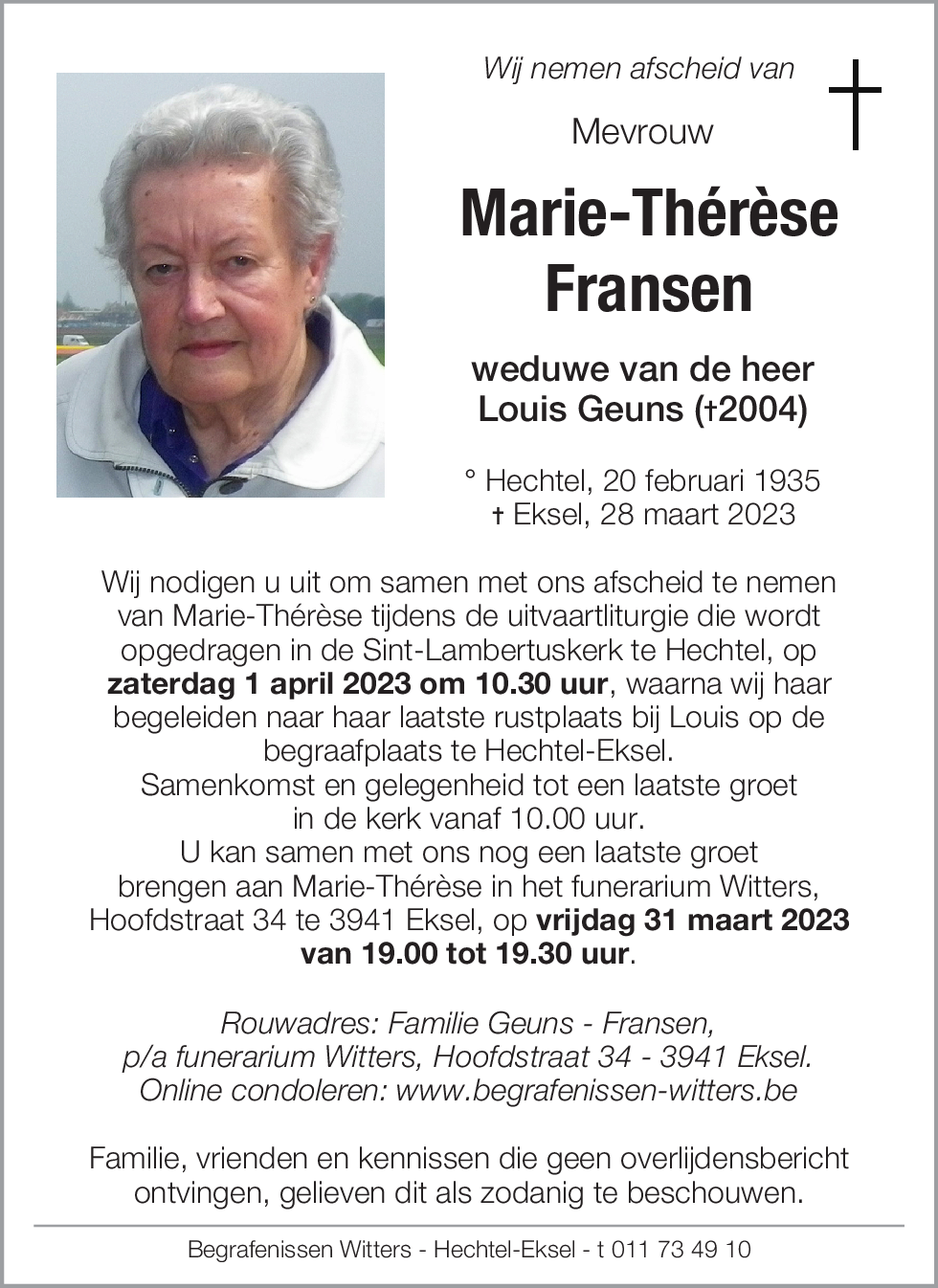 Marie-Thérèse Fransen