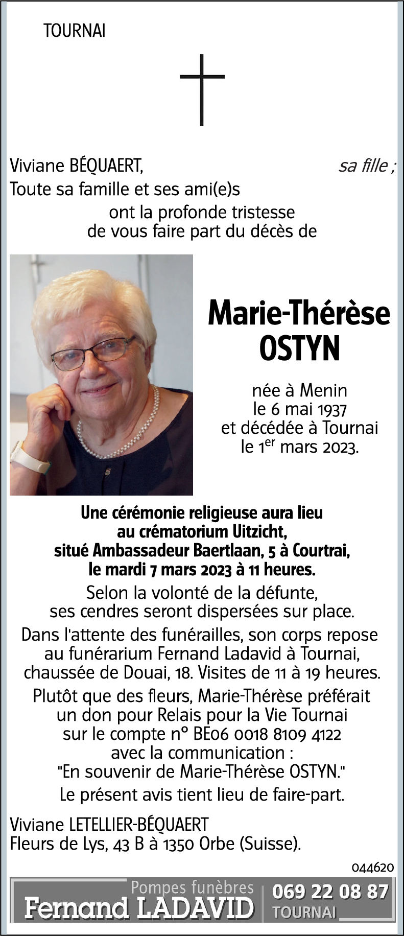 Marie-Thérèse OSTYN