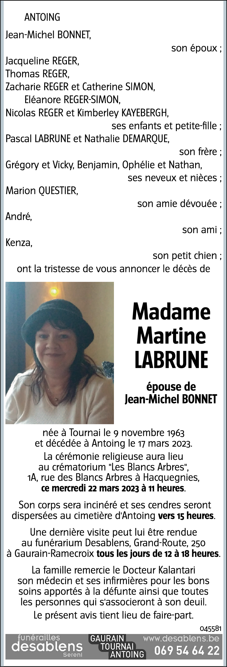 Martine LABRUNE