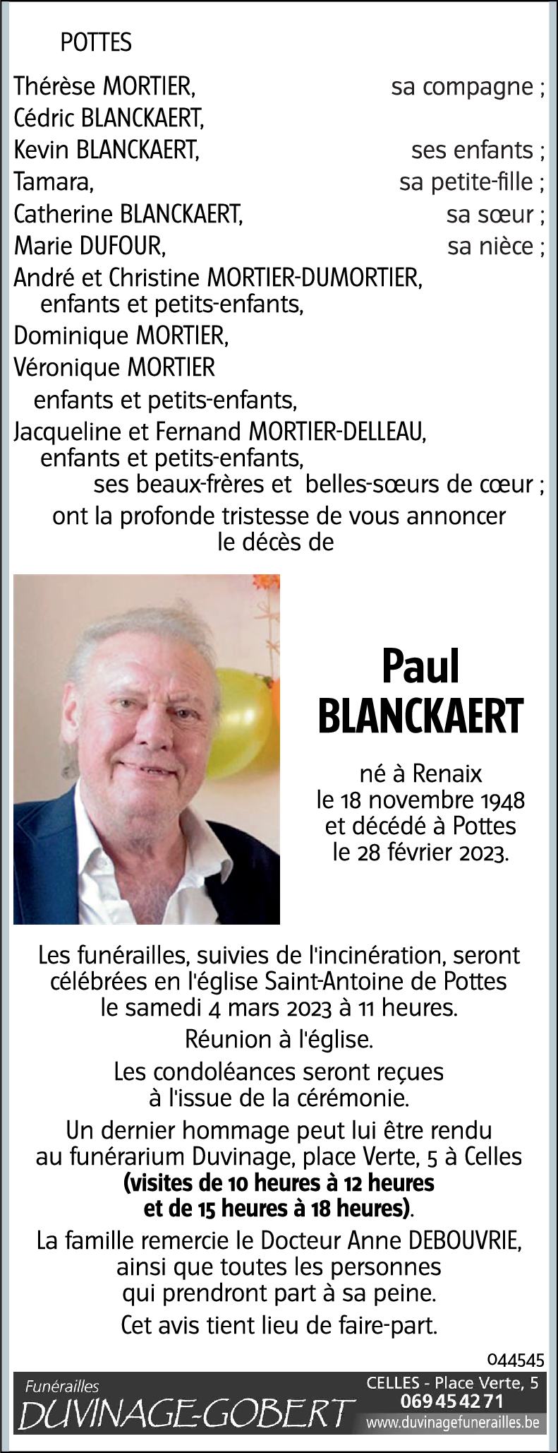 Paul BLANCKAERT