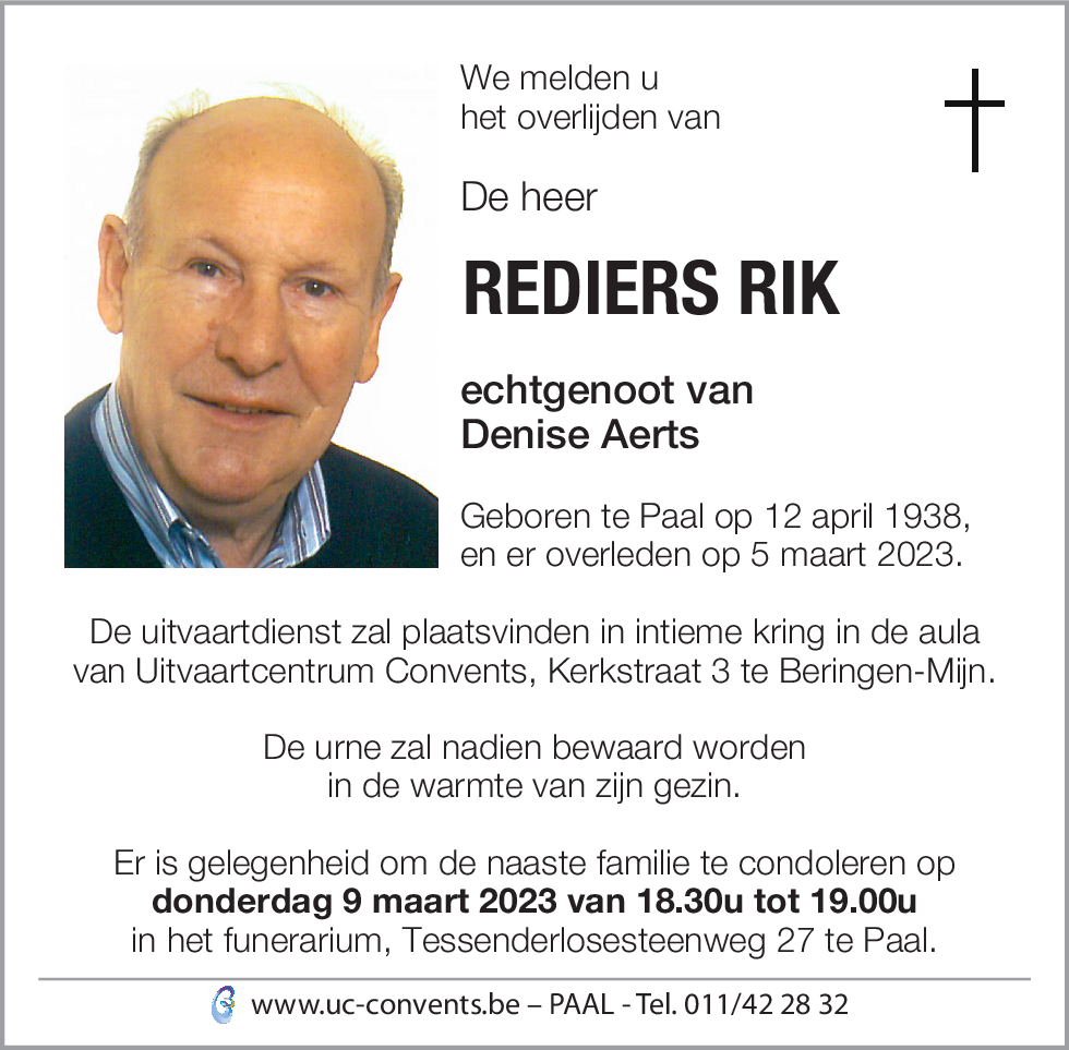 REDIERS Rik