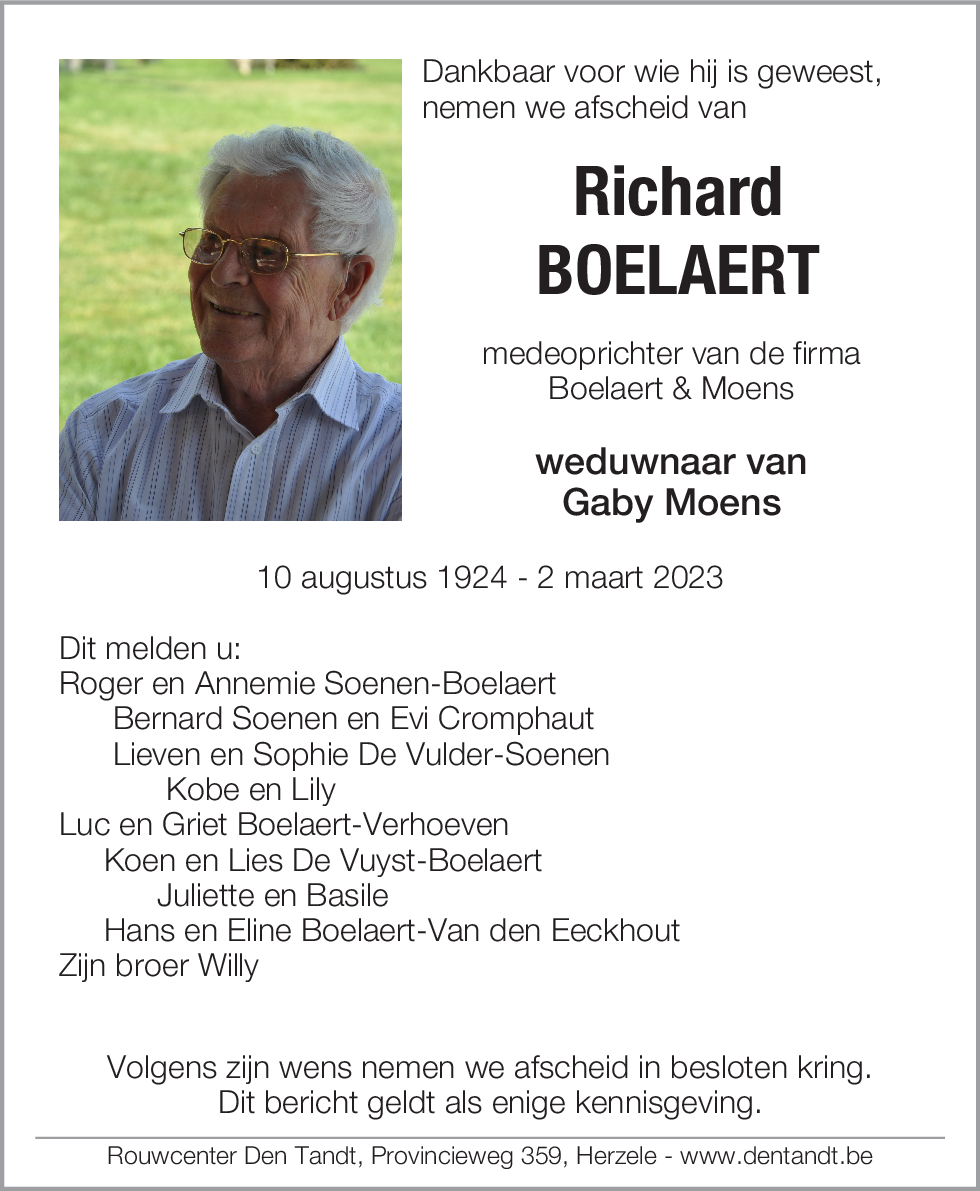 Richard Boelaert