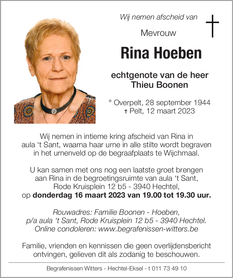 Rina Hoeben