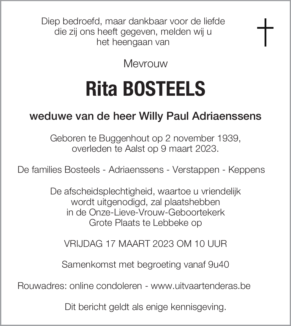 Rita Bosteels