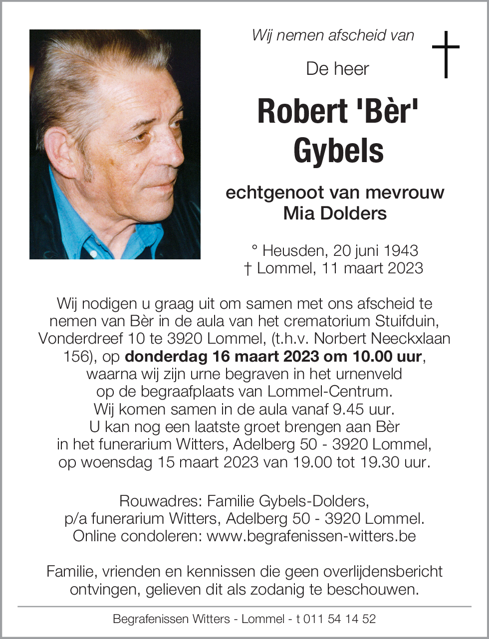 Robert Gybels
