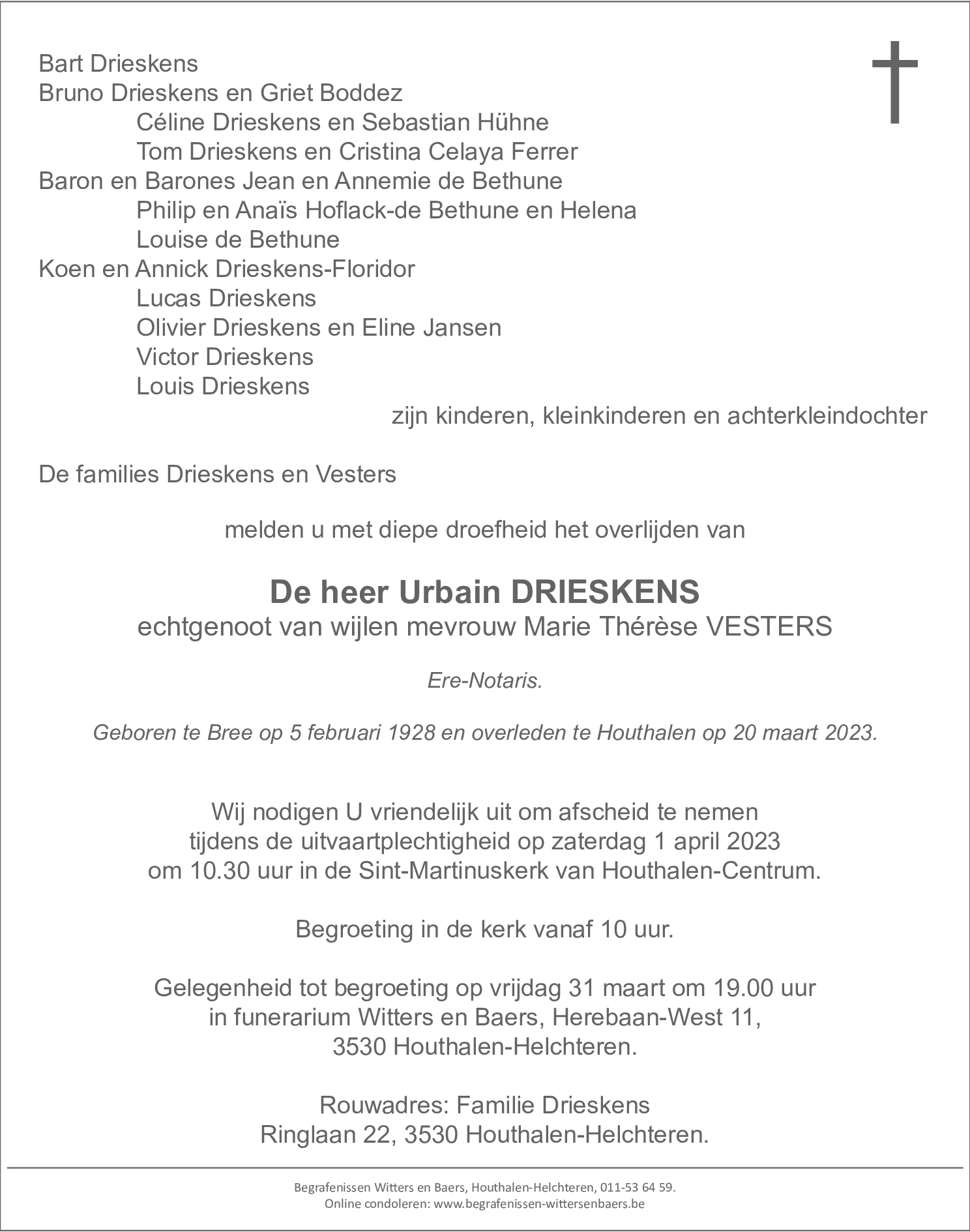 Urbain Drieskens
