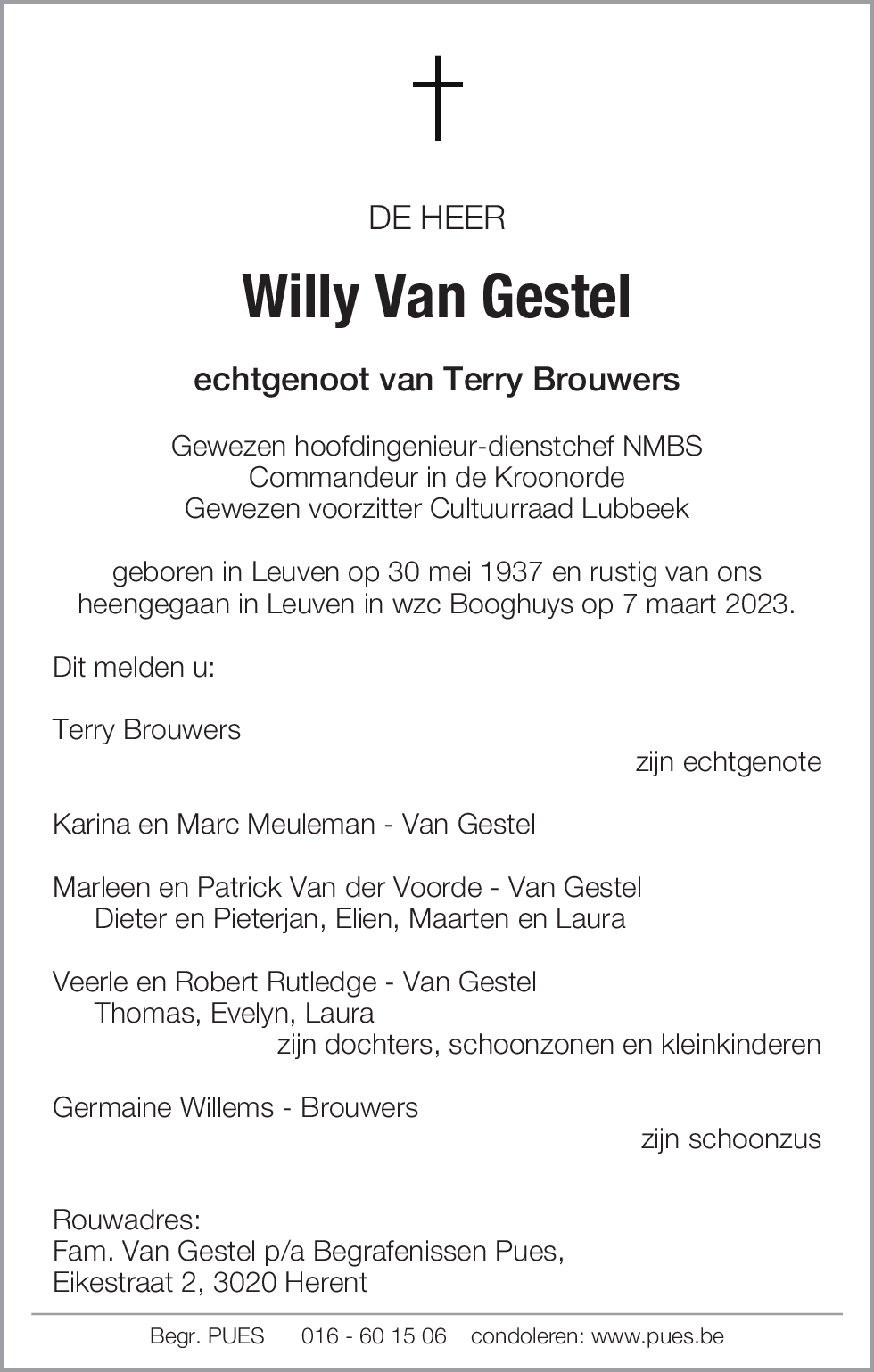 Willy Van Gestel