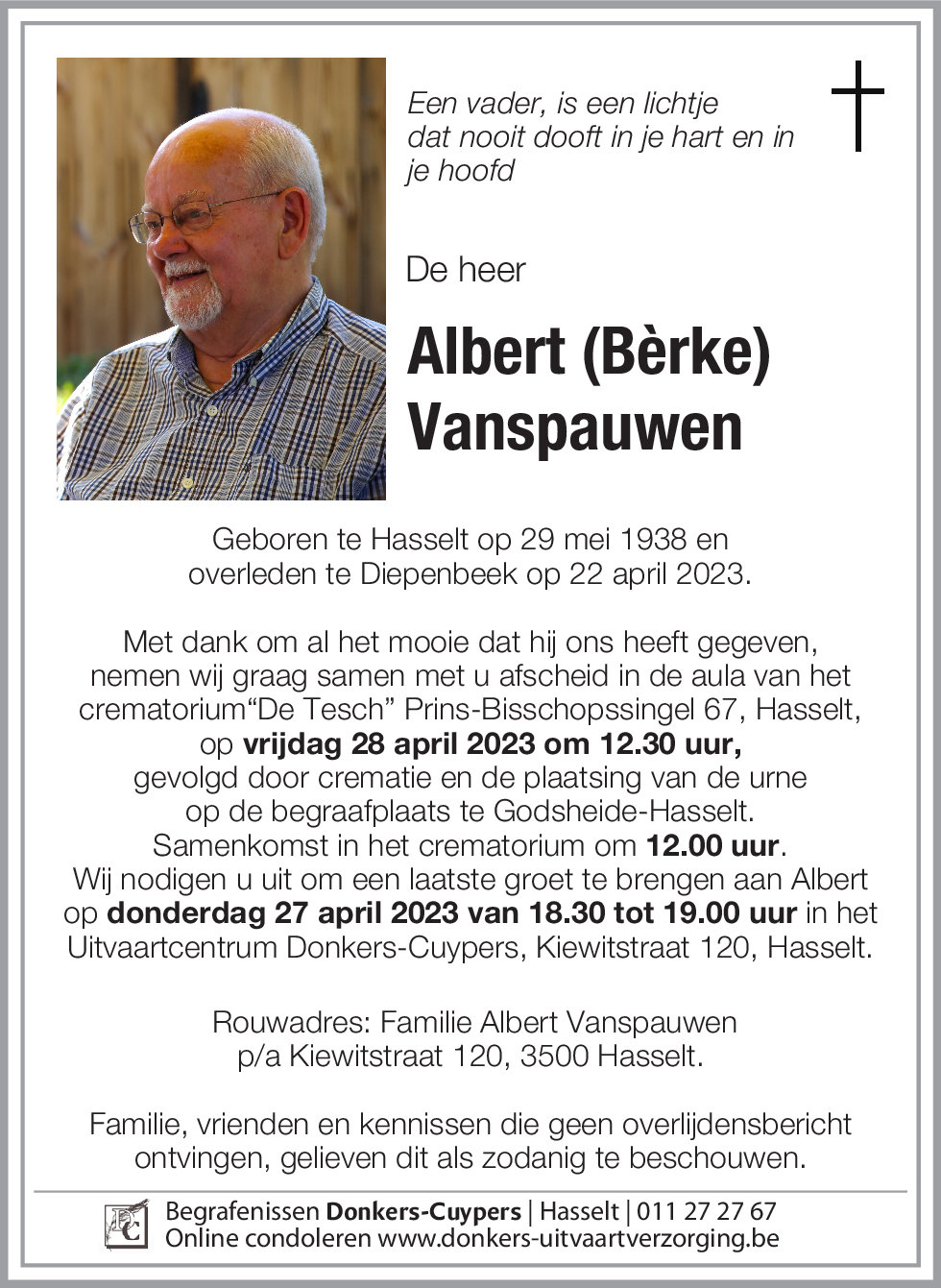 Albert (Bèrke) Vanspauwen