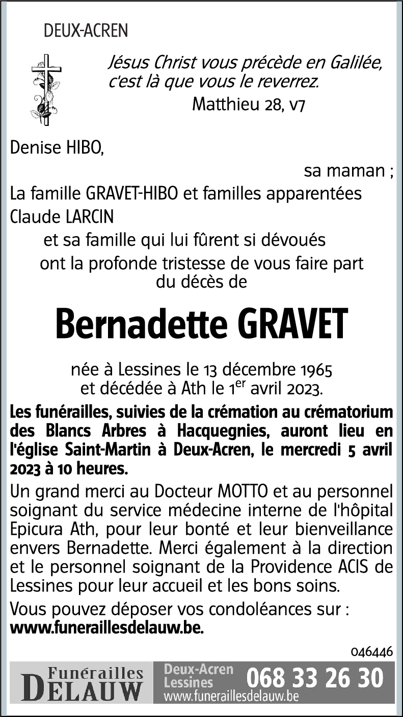 Bernadette GRAVET
