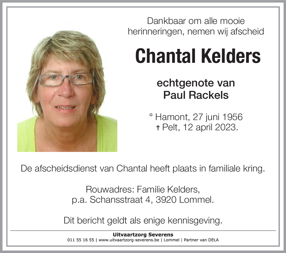 Chantal Kelders