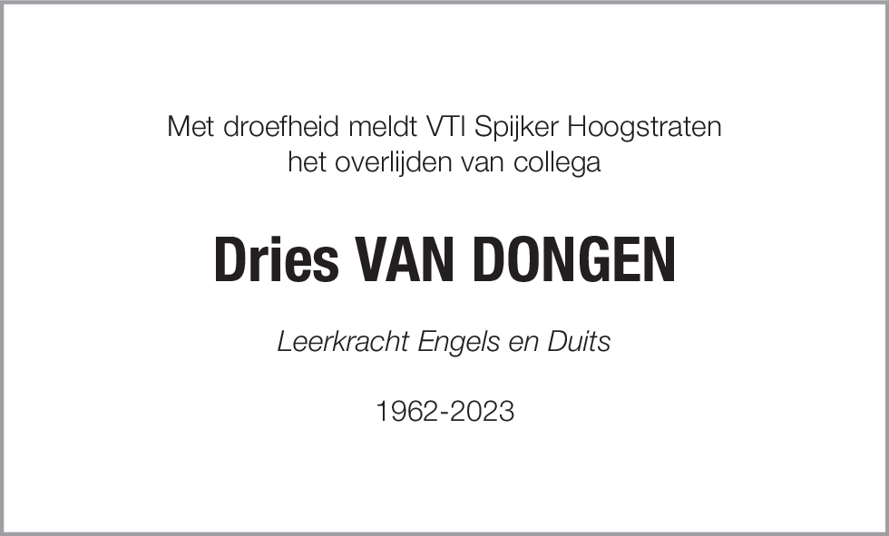 Dries Van Dongen