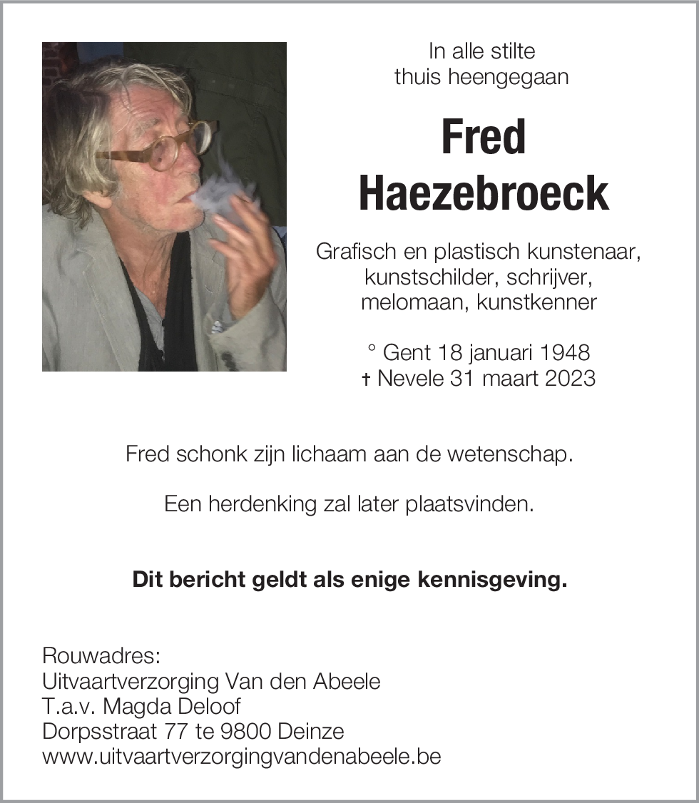 Fred Haezebroeck