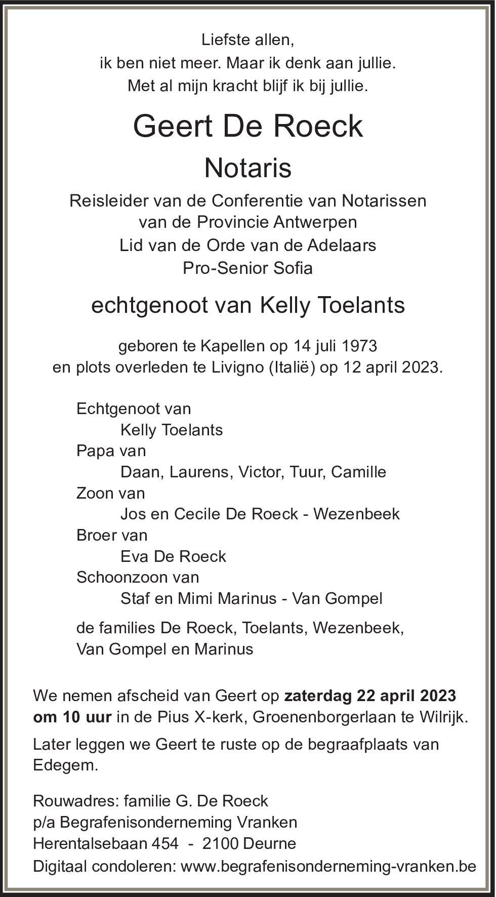 Geert De Roeck