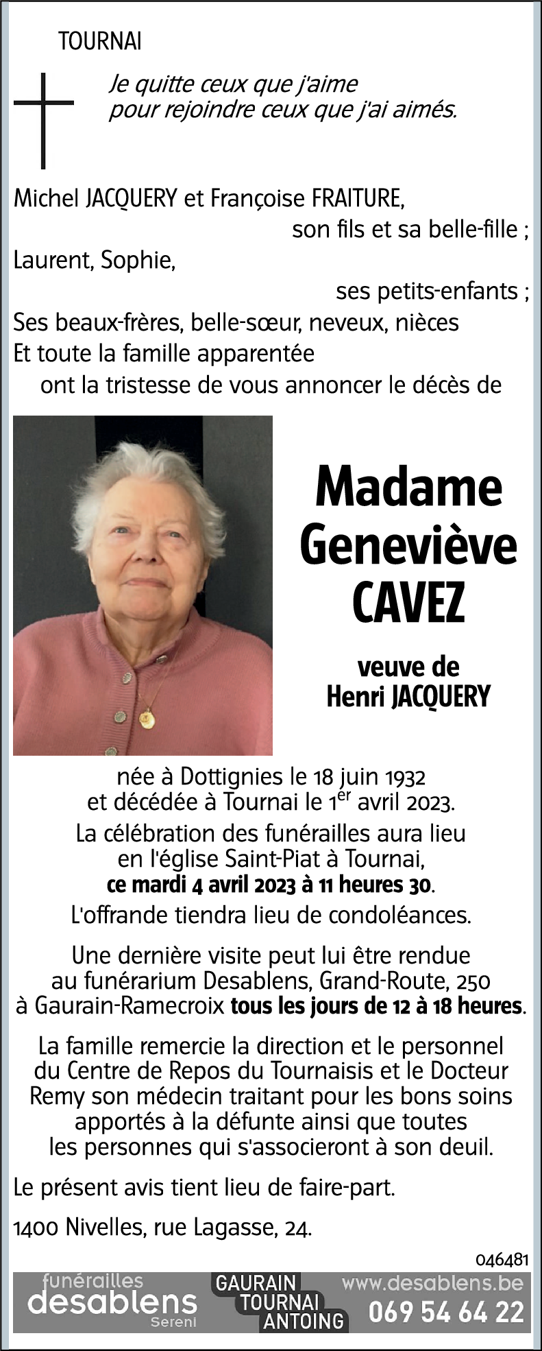 Geneviève CAVEZ