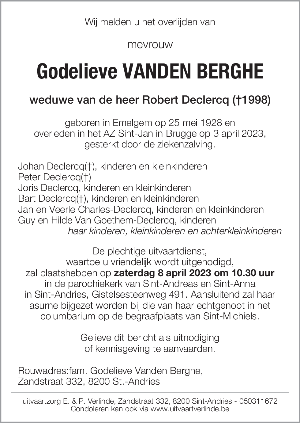 Godelieve Vanden Berghe