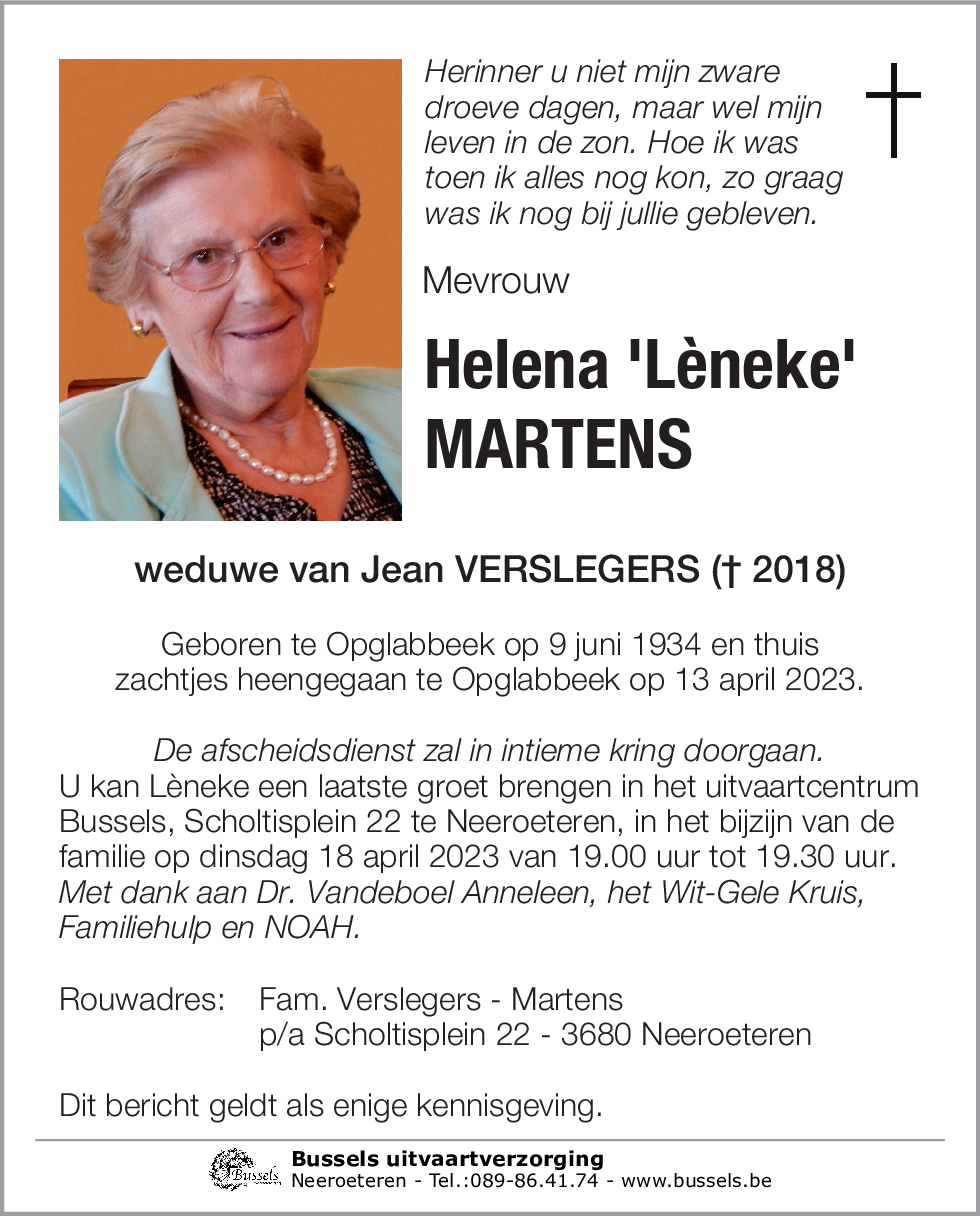 Helena 'Lèneke' MARTENS