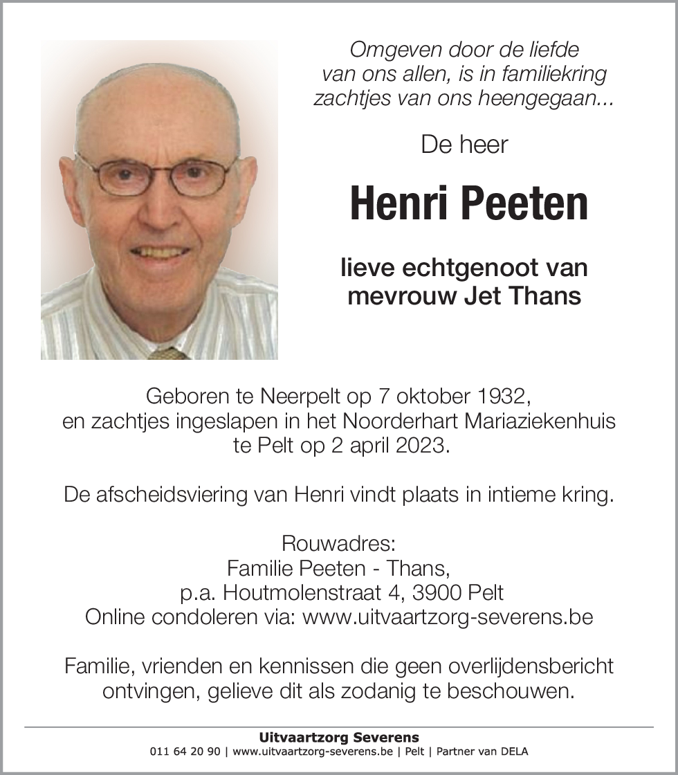 Henri Peeten