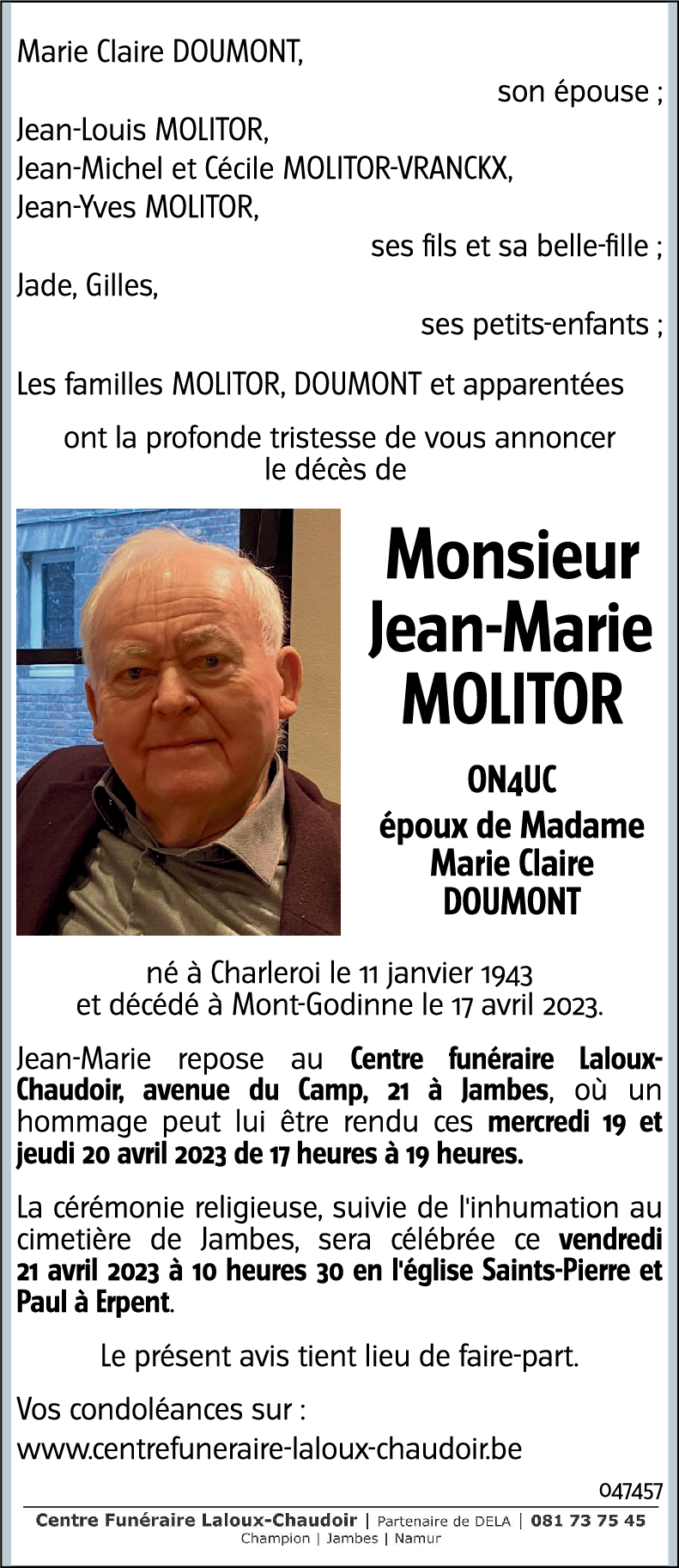 Jean-Marie MOLITOR