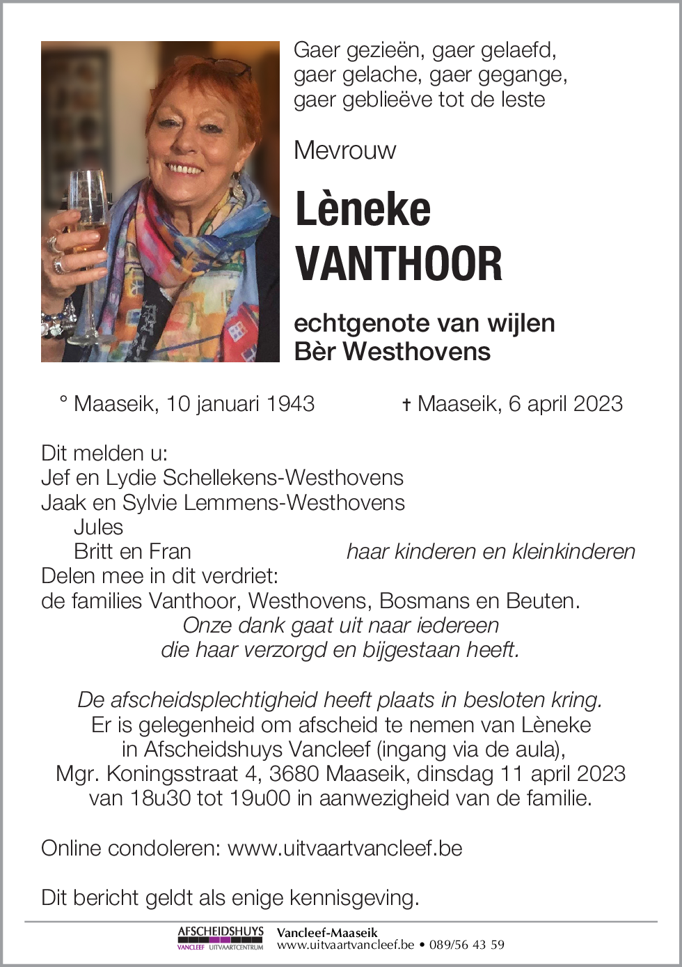 Lèneke Vanthoor