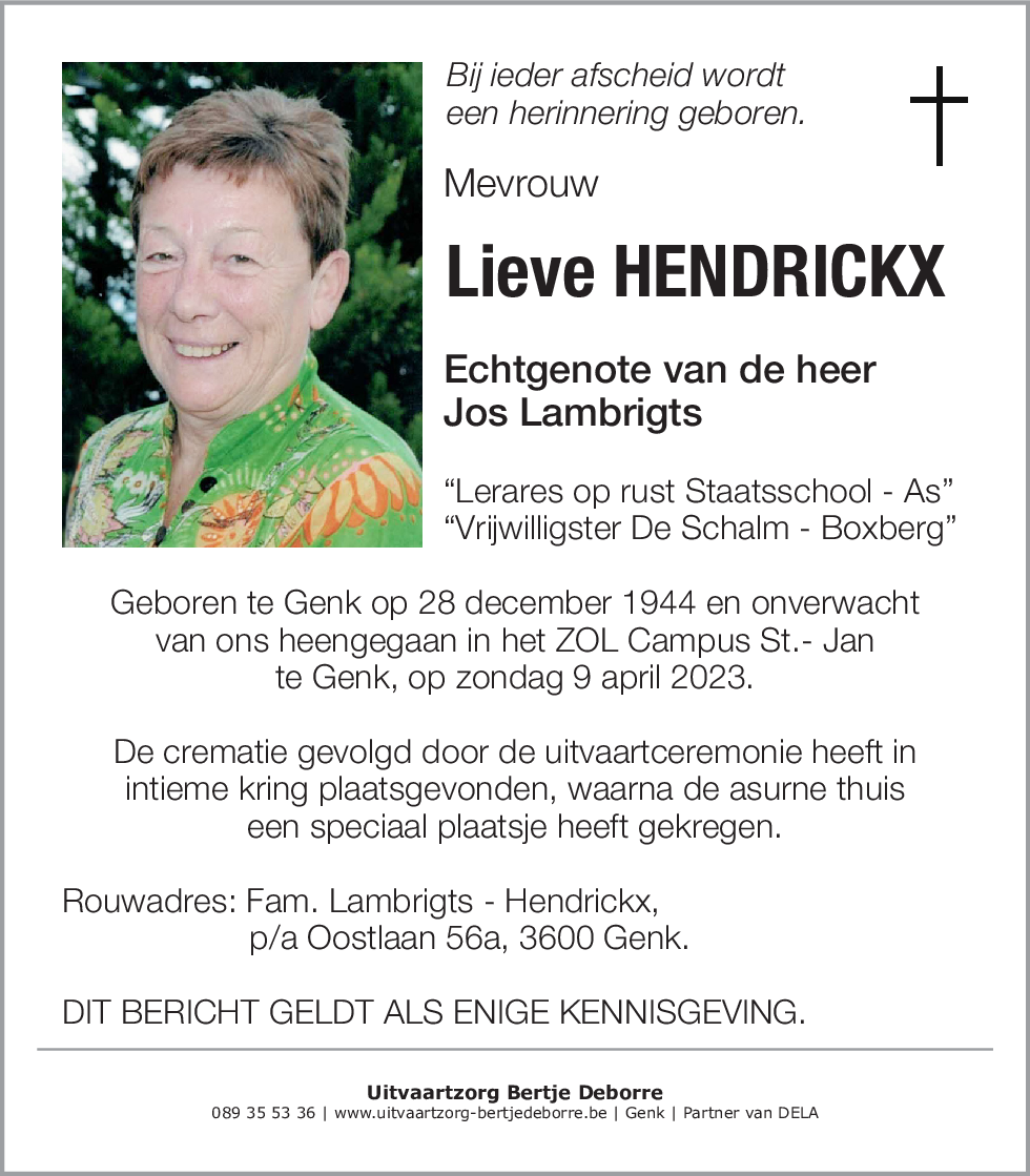 Lieve Hendrickx