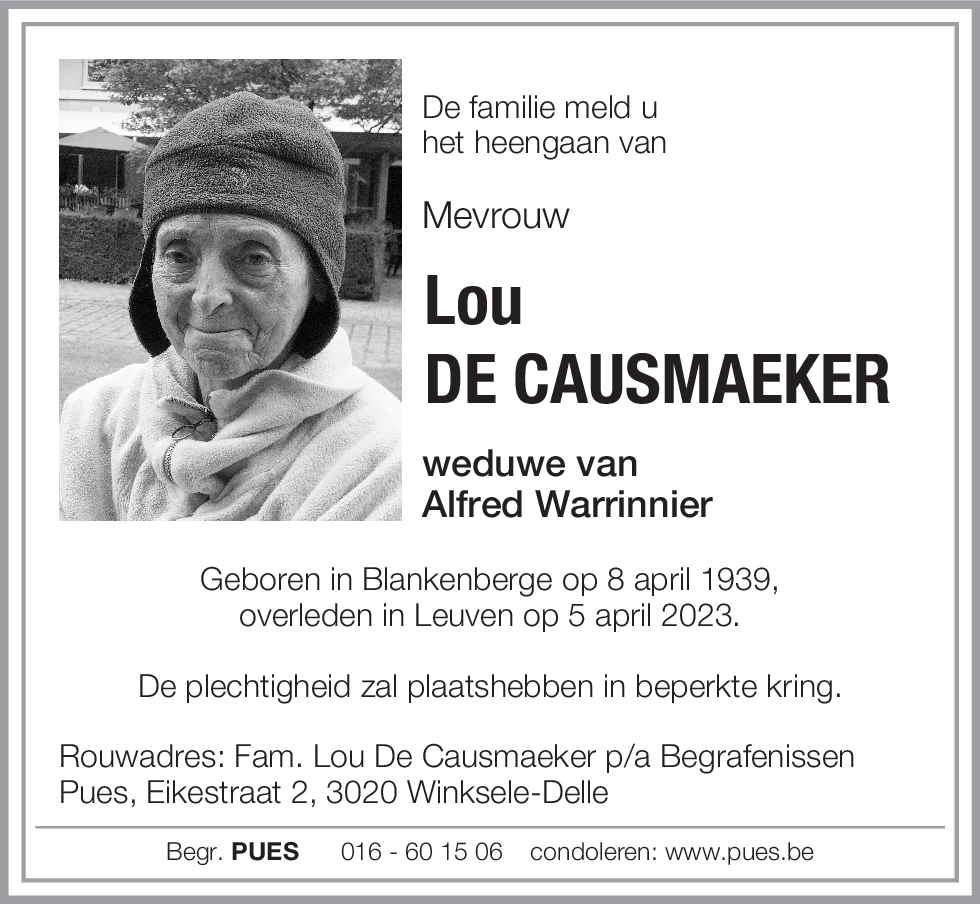 Lou De Causmaeker
