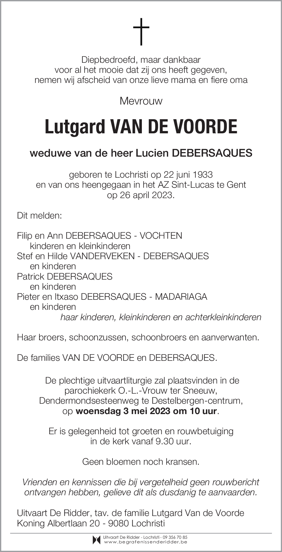 Lutgard Van de Voorde