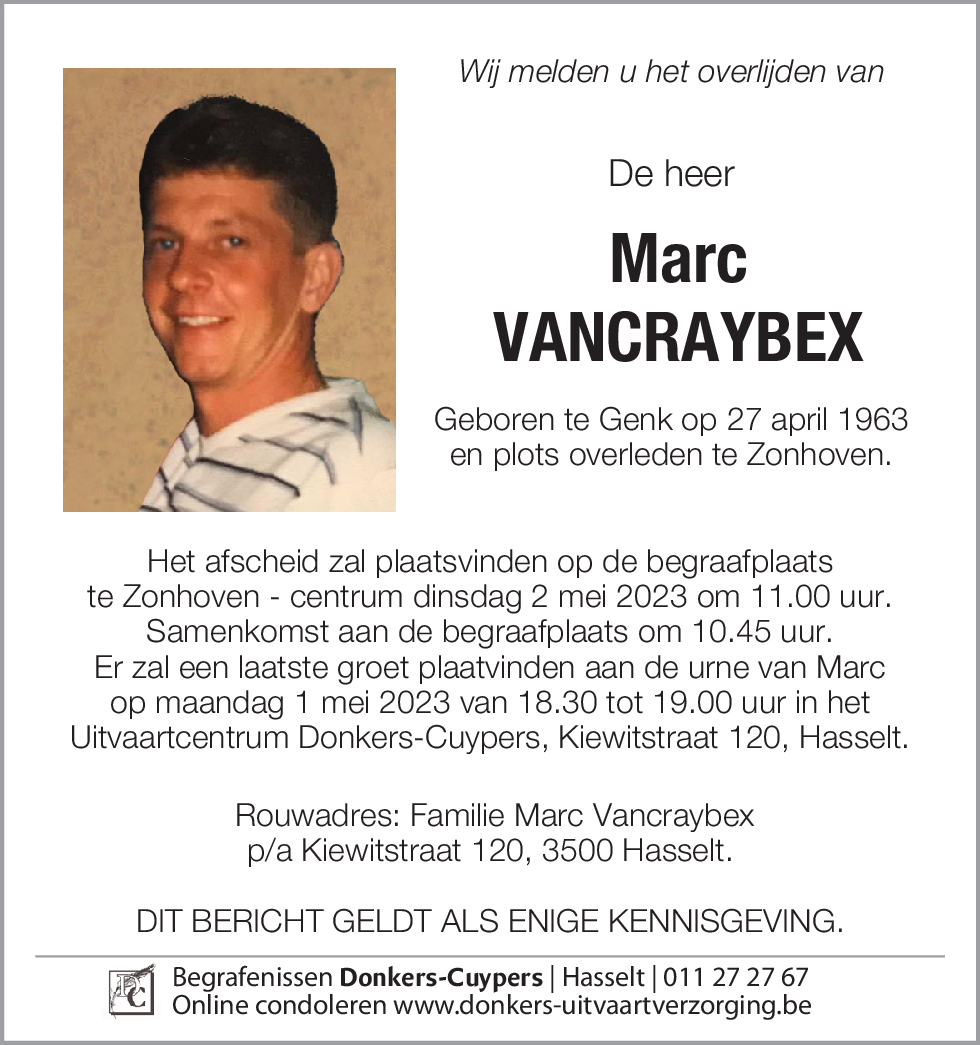 Marc Vancraybex