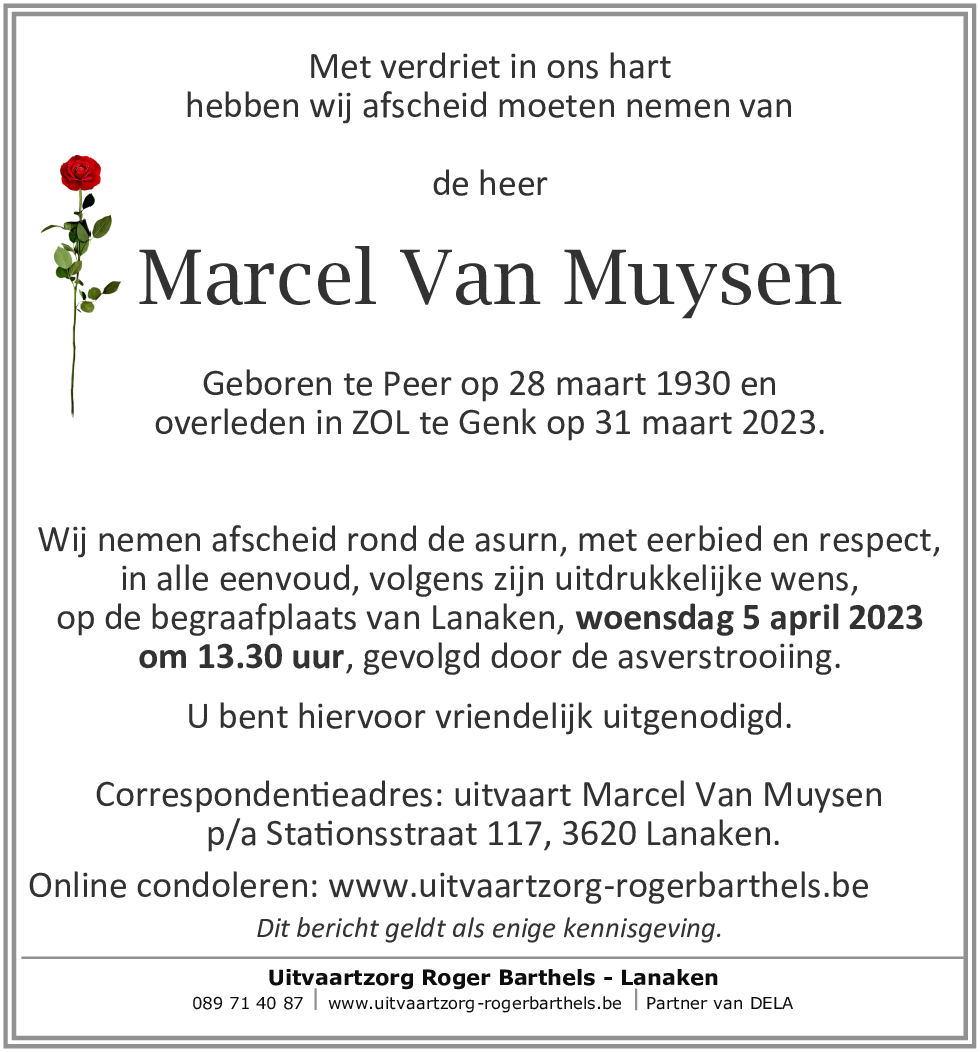 Marcel Van Muysen