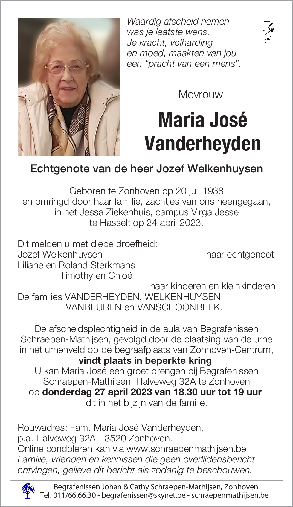 Maria José Vanderheyden