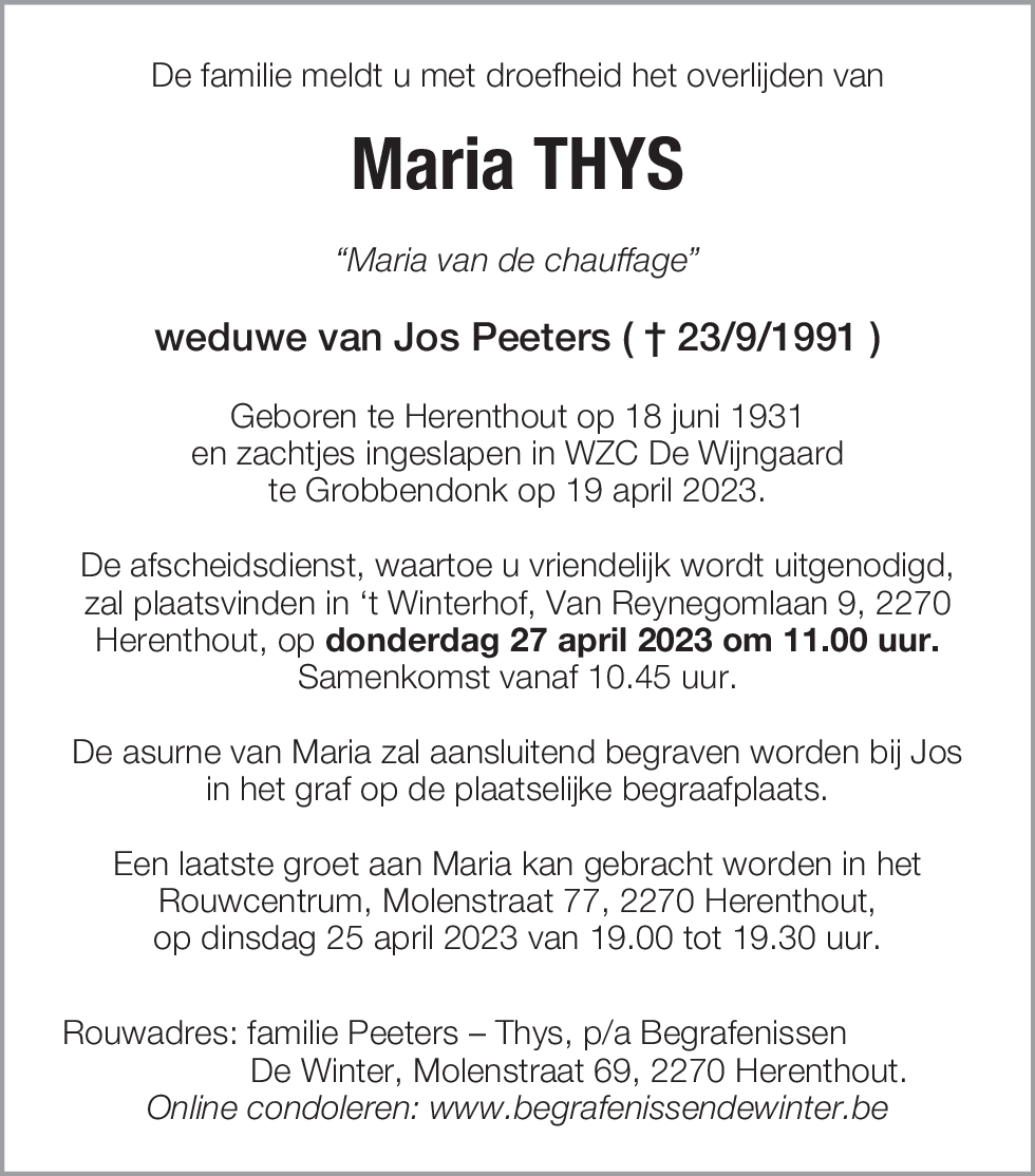 Maria Thys