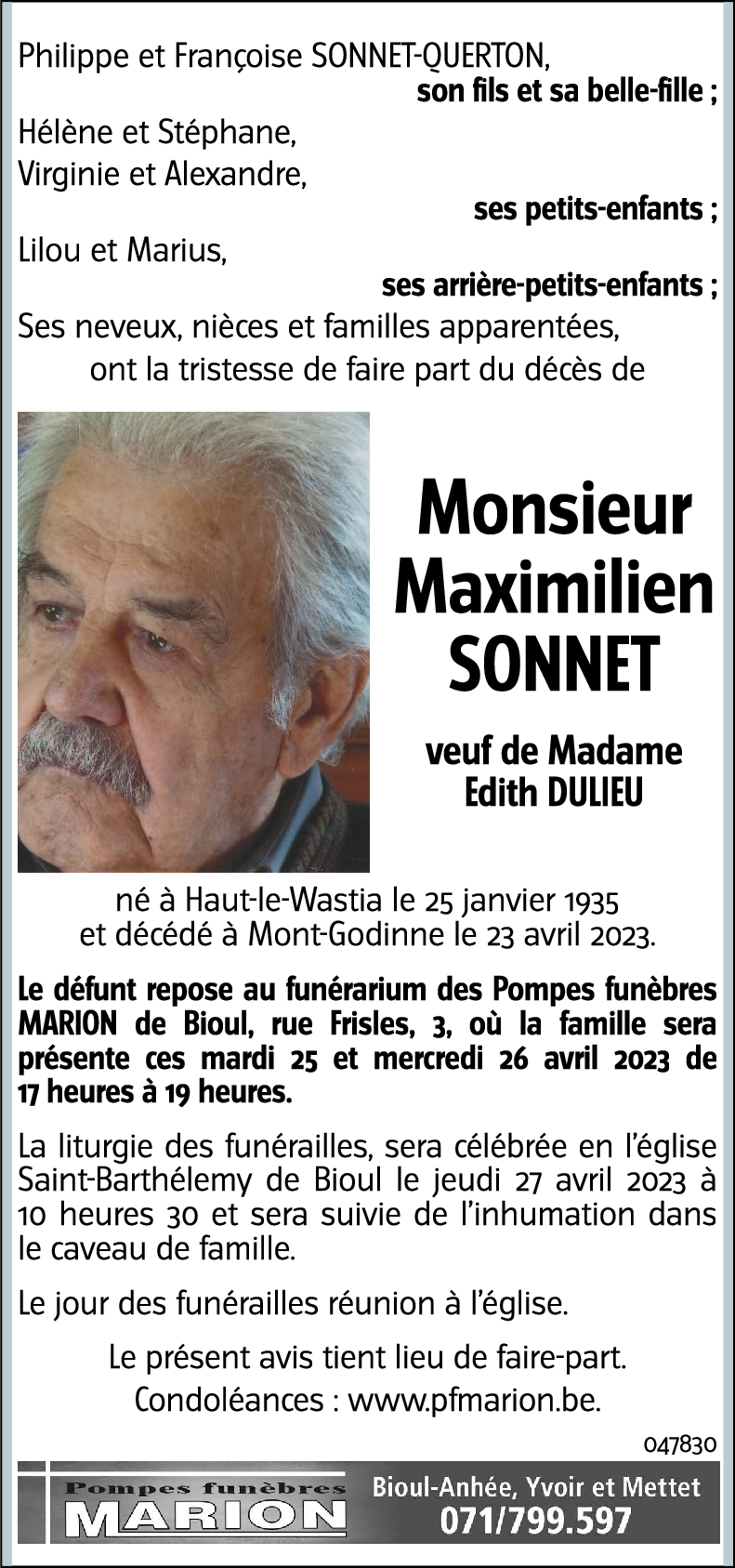 Maximilien SONNET
