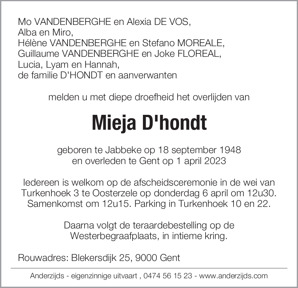 Mieja D'hondt