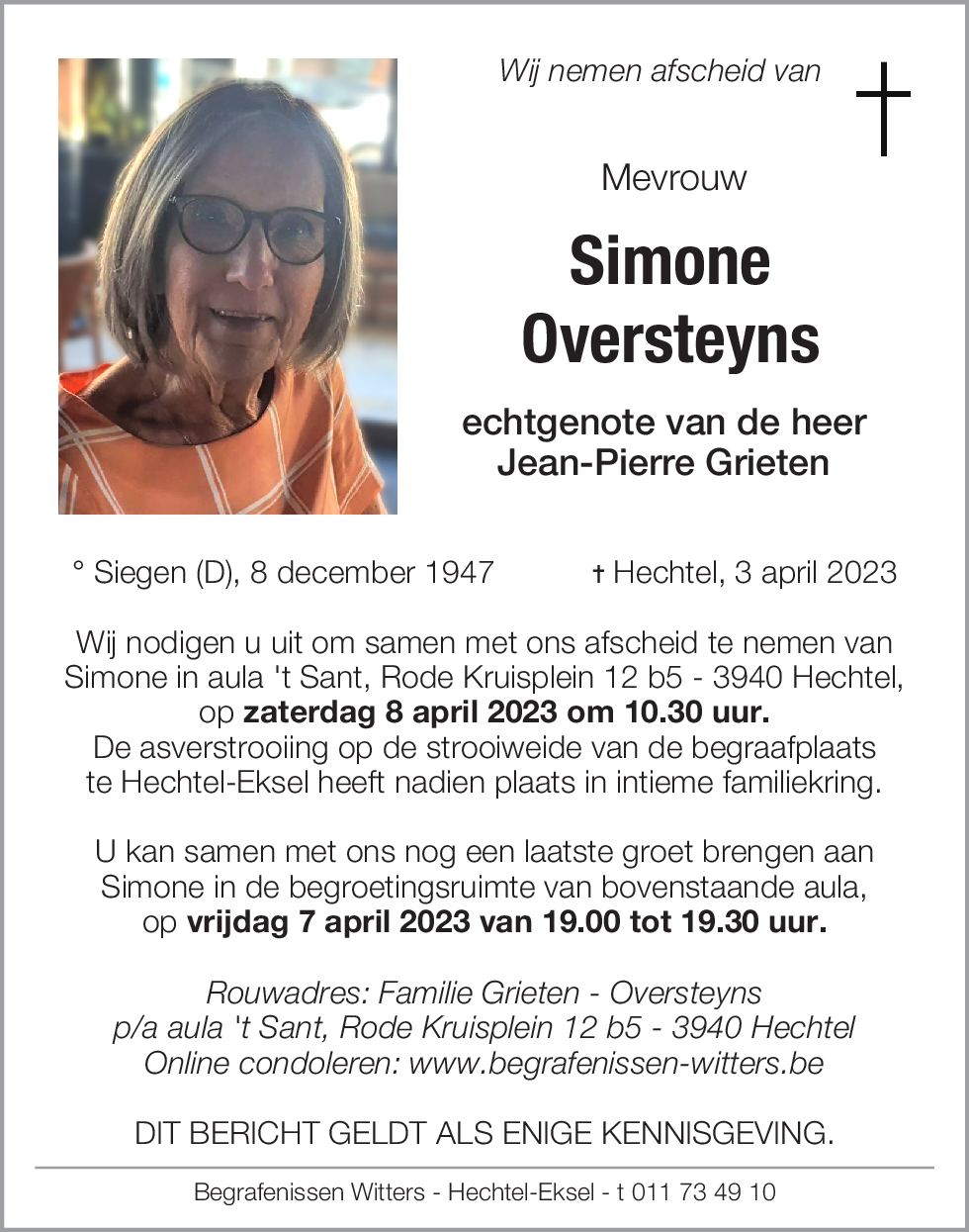 Simone Oversteyns