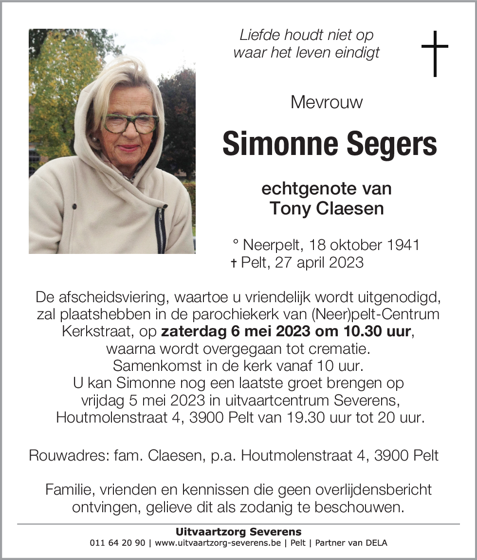 Simonne Segers