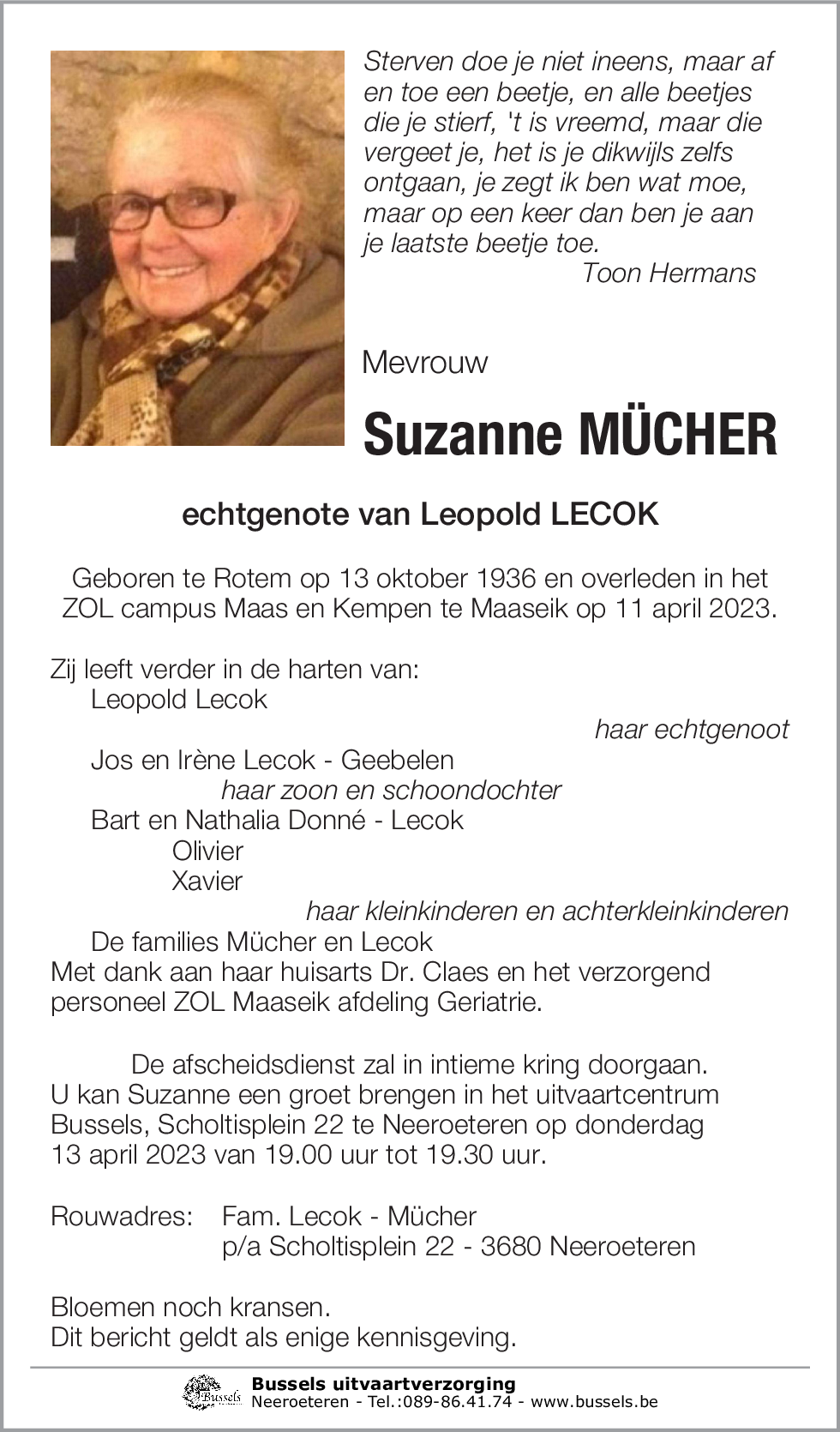 Suzanne MÜCHER