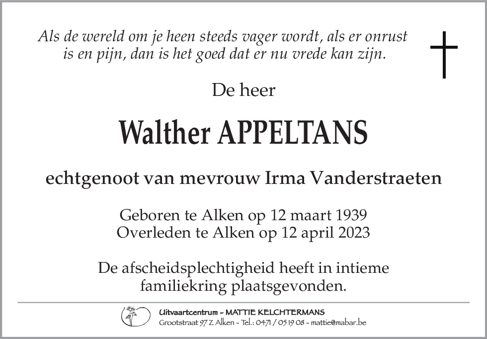 Walther Appeltans