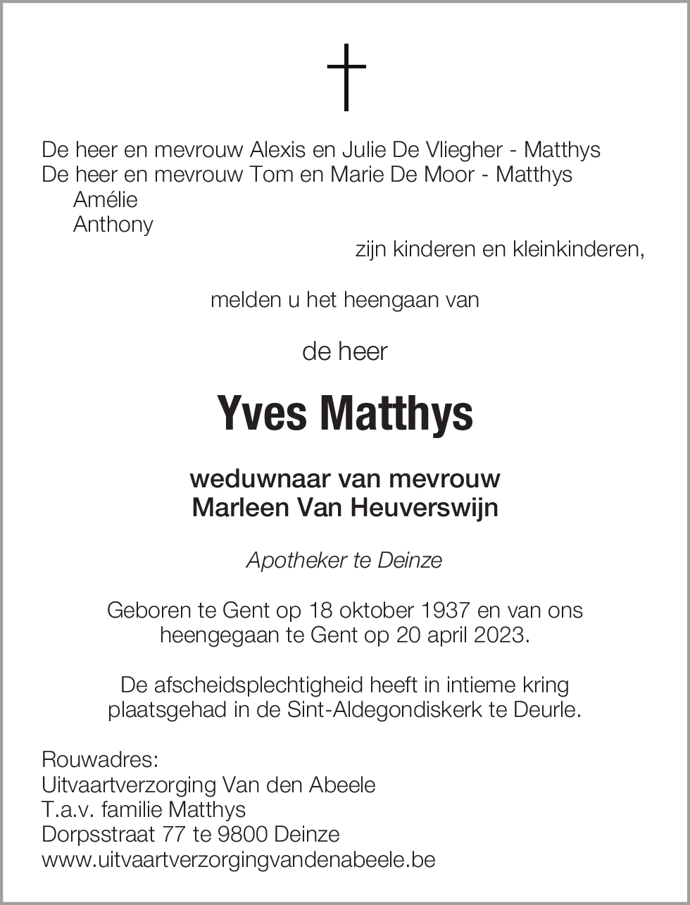 Yves Matthys