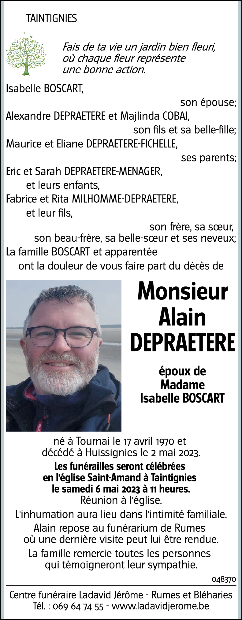 Alain DEPRAETERE
