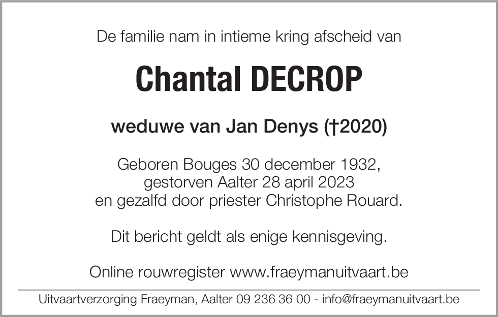 Chantal Decrop