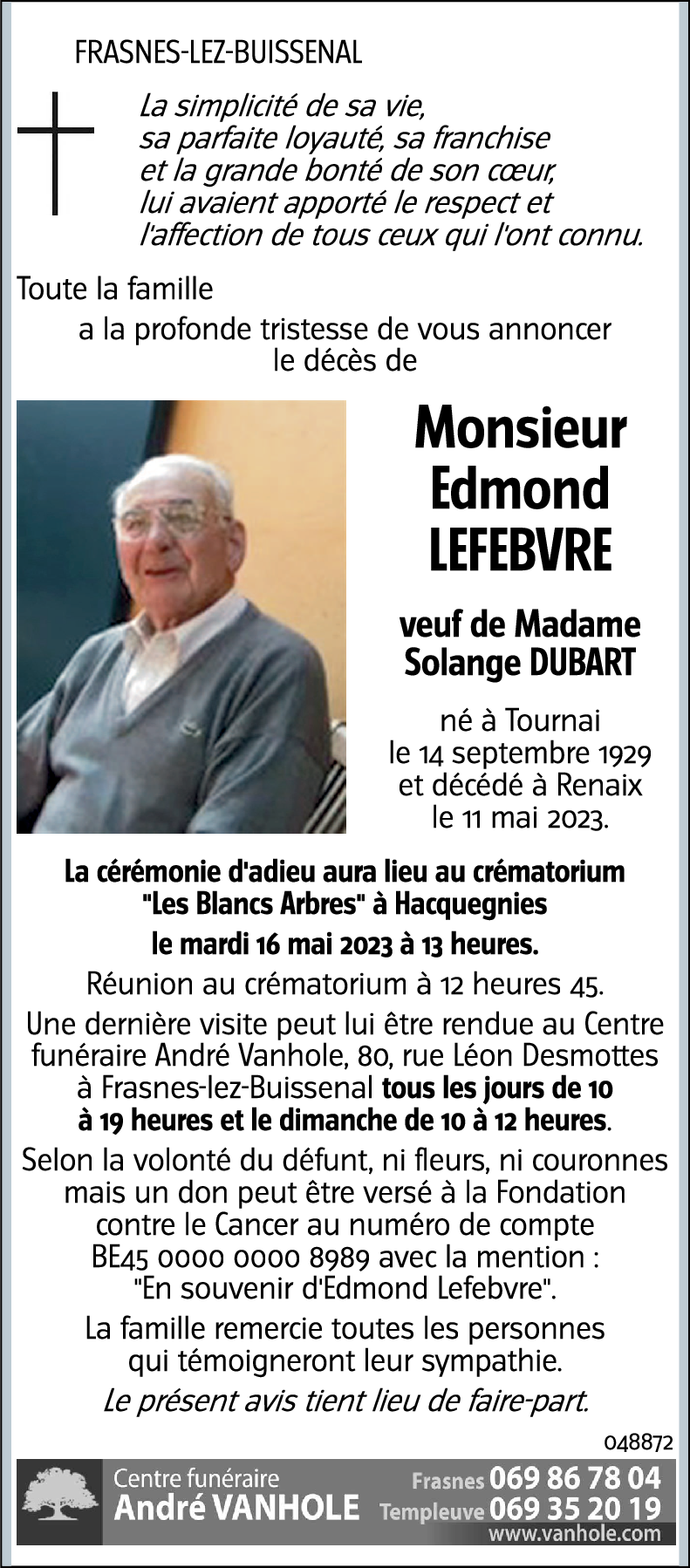 Edmond LEFEBVRE