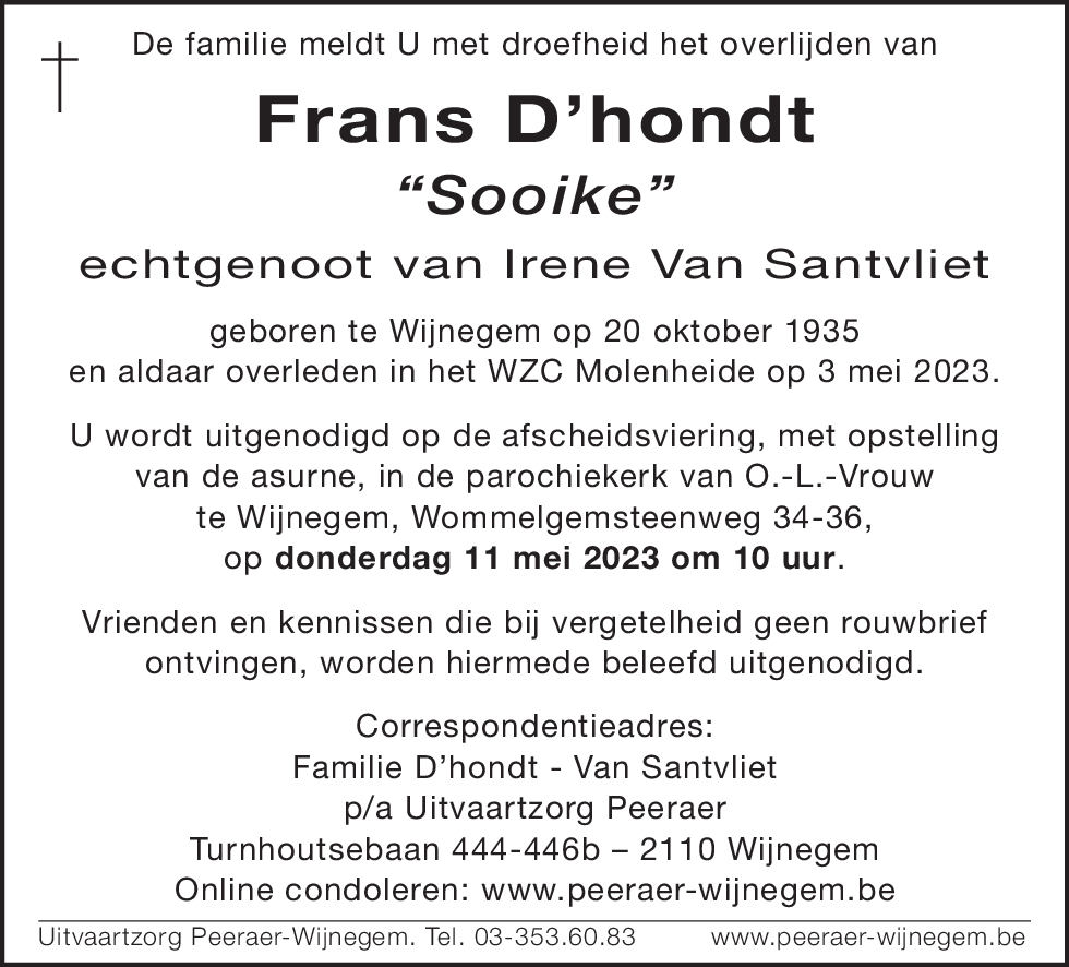 Franciscus D'hondt