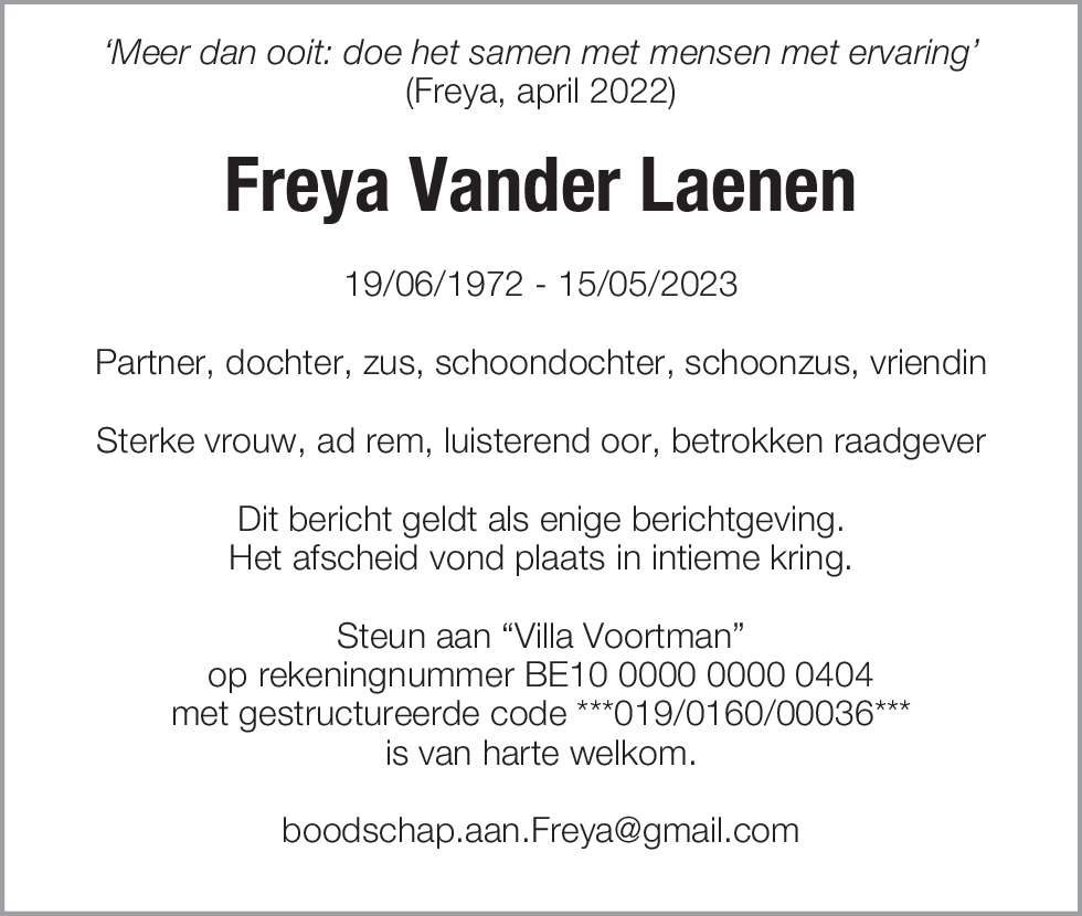Freya Vander Laenen