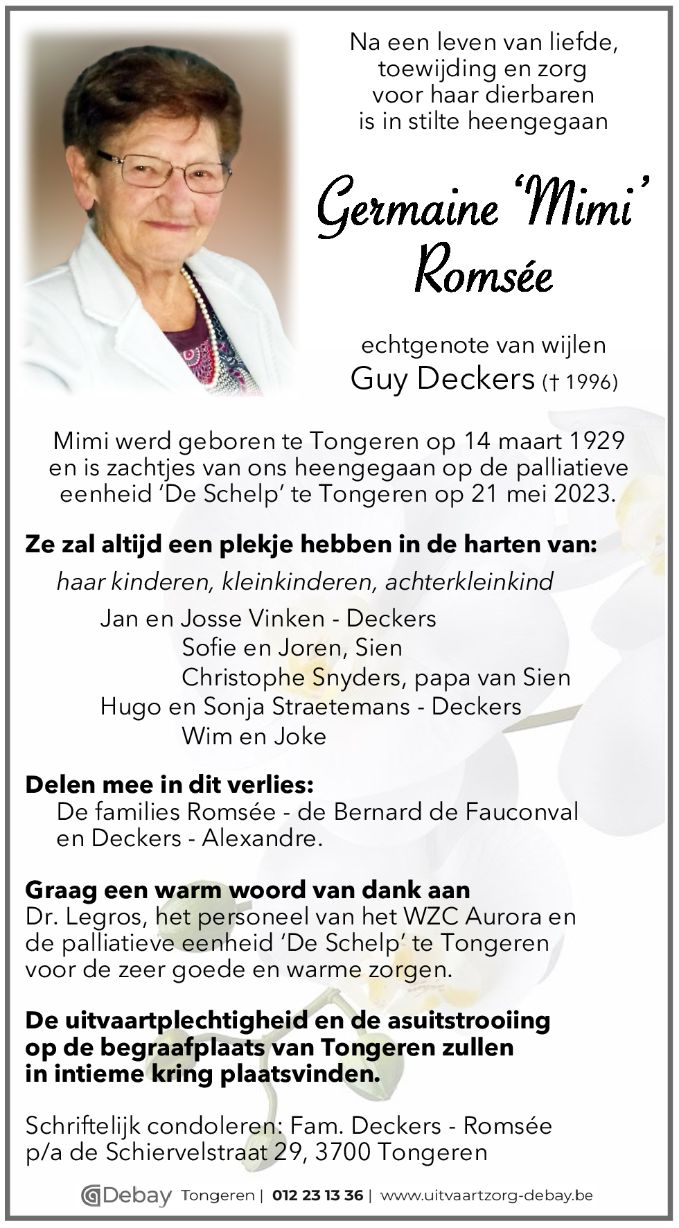 Germaine 'Mimi' Romsée