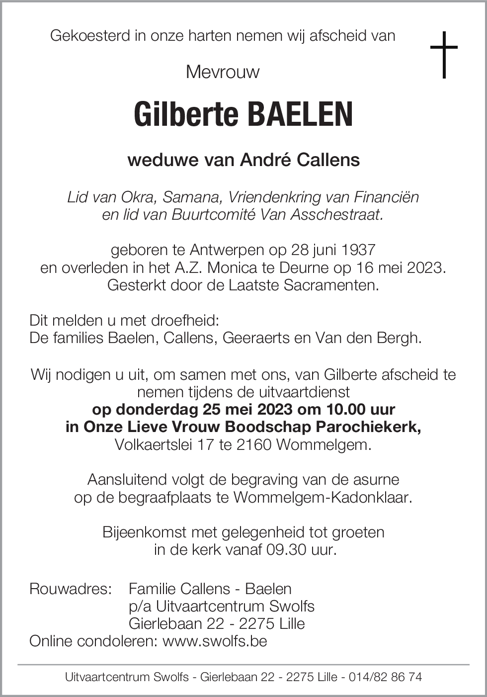 Gilberte Baelen