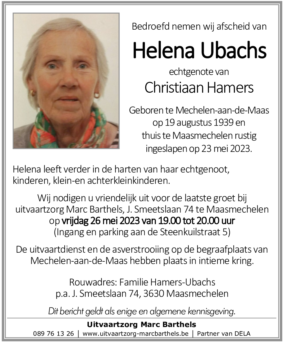 Helena Ubachs