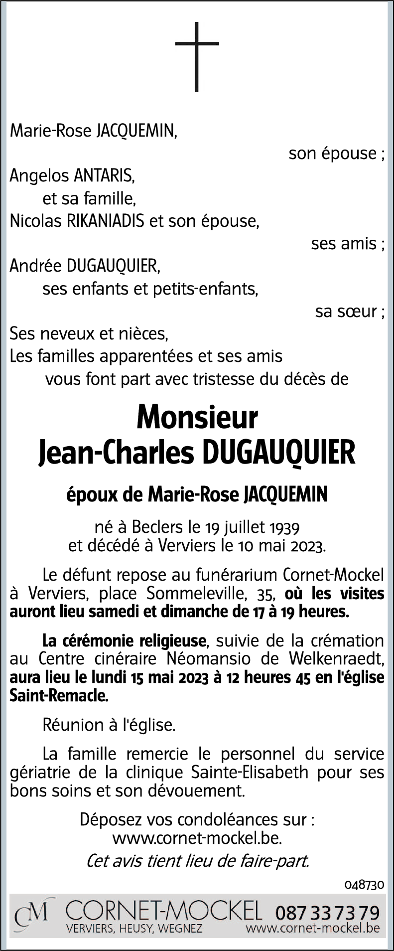 Jean-Charles DUGAUQUIER