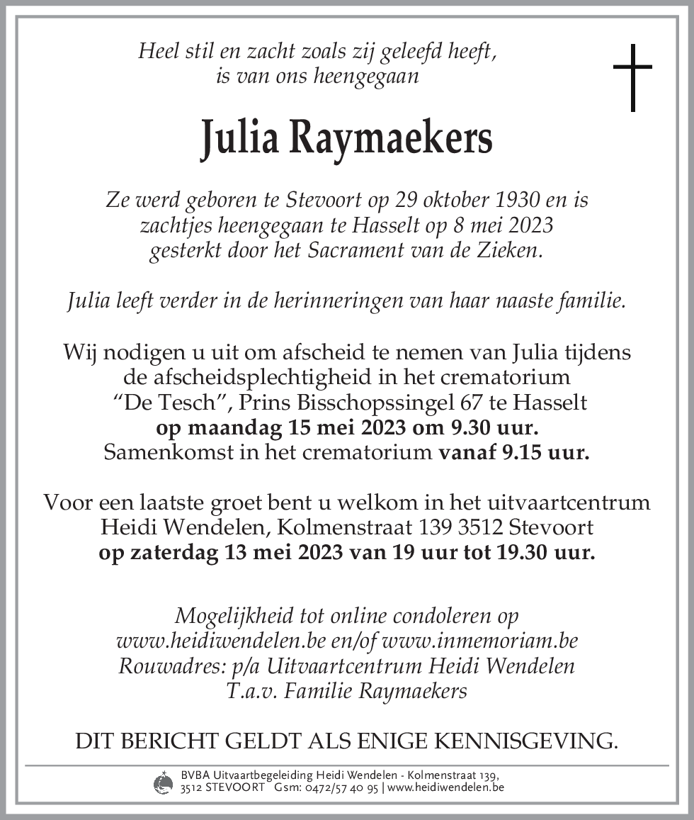 Julia Raymaekers