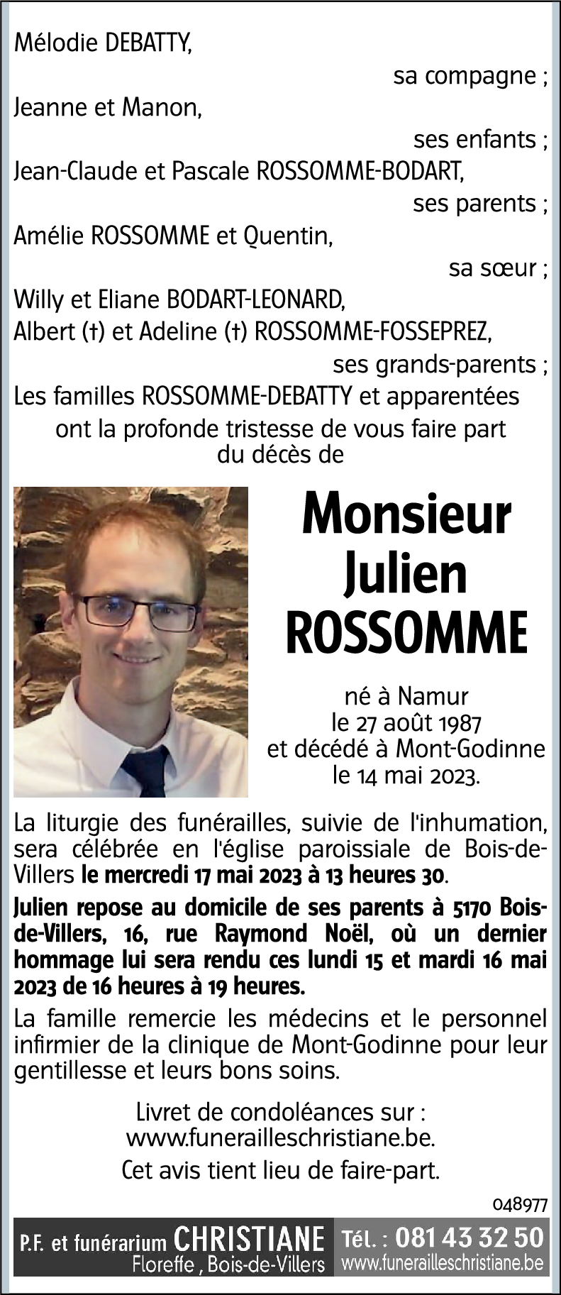 Julien ROSSOMME