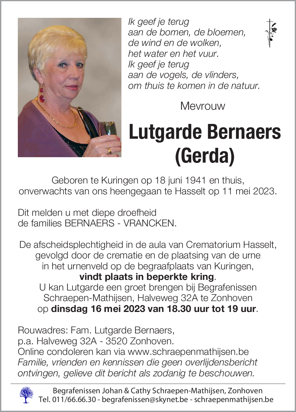 Lutgarde Bernaers